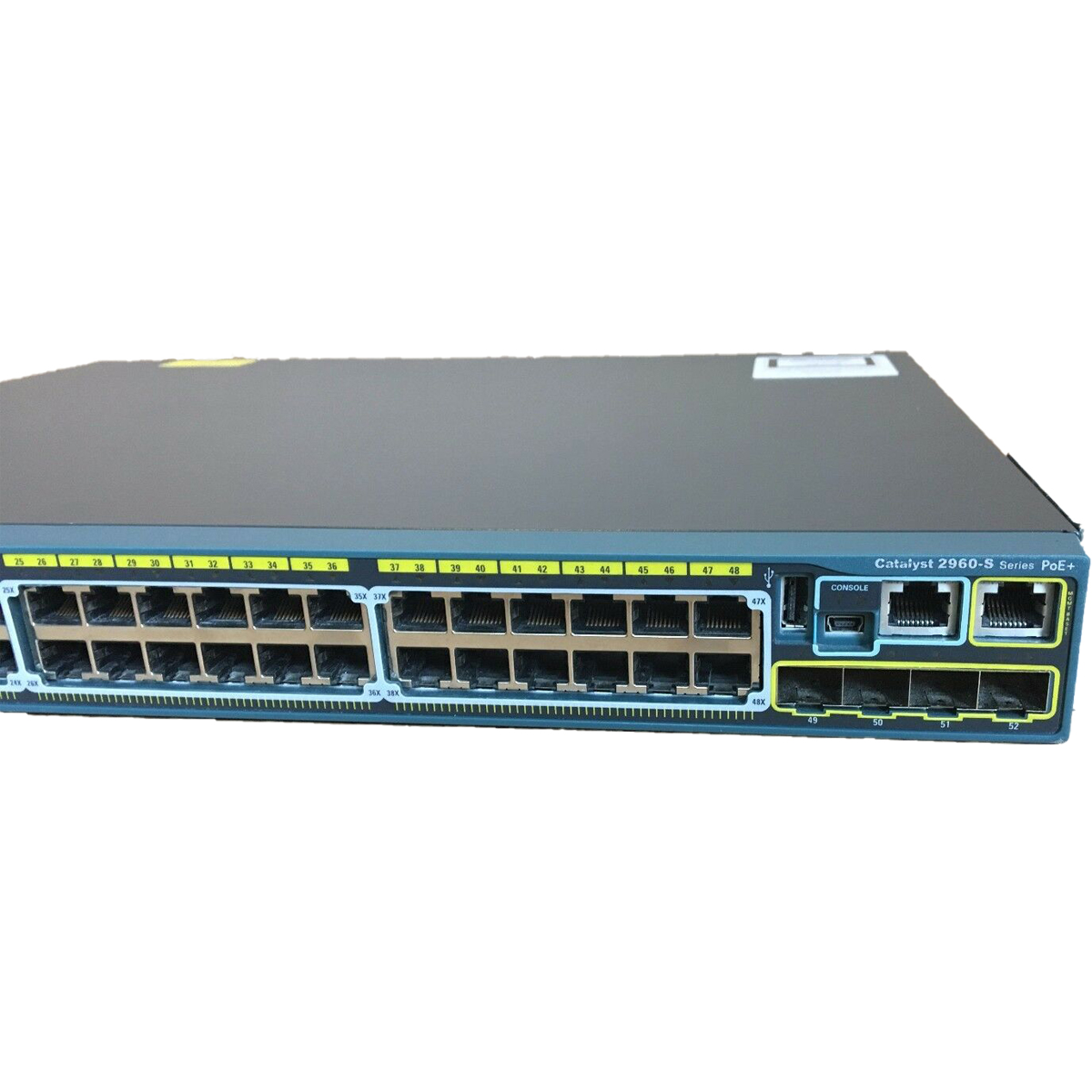 سوئیچ شبکه 48 پورت PoE با 4 پورت SFP سیسکو مدل WS-C2960S-48FPS-L-3